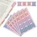 5 Sheets Bible Index Tags Cute Tabs Book Bookmark Label Coated Paper