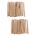 Log Pencil Environmentally Friendly Writing Continuous Children Hb Student Learning Office Sketch 100pcs/pack (hexagonal Rod) Art Pencils Funny for Kids Wooden Portable Pocket Pupils