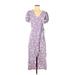 Sanctuary Casual Dress - Wrap: Purple Dresses - Women's Size 0