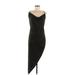 Forever 21 Casual Dress - Party Cowl Neck Sleeveless: Black Print Dresses - New - Women's Size Medium