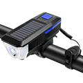 Htovila Bicycle headlamp Lamp Bike Bike Solar/usb Bike Bell Bike Waterproof With3 Bike Bell Lamp With3 Mod Bell Lamp Bike Buzhi Siuke Solar Bike Solar/usb 5 Sounds Fit Li Modes 5 Sounds Headlamp