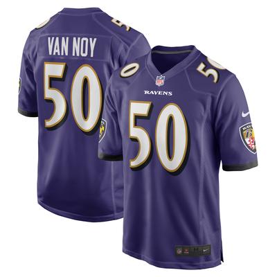 Men's Nike Kyle Van Noy Purple Baltimore Ravens Game Jersey