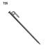 CAMPINGMOON Tent stake Nail - Tent Nail Canopy Nail Carbon Steel Nail Pole Secure Canopy Setup Pole Canopy -Rust Carbon Tent Canopy Steel Reliable Essential - Rust-Resistant Carbon Tent stake Nail