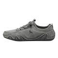 PMUYBHF Male Mens Sandals Size 13 Couple Fashion Walking Sneakers Non Slip Work Shoes Comfortable Leather Casual Tennis Shoes Grey 40