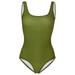 Women Swimsuits One Piece Women s Sexy Top Yoga Fitness Casual Tight Round Neck Sports Gym Women s Vest Swimsuit Womens One-Piece Swimsuits