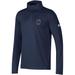 Youth 2024 U.S. Open Under Armour Navy Tech Mesh Quarter-Zip Top