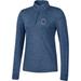 Women's 2024 U.S. Open Under Armour Heather Navy Playoff Quarter-Zip Jacket