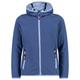 CMP - Girl's Jacket Fix Hood Jacquard Knitted - Fleecejacke Gr 152 blau