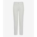 Raphaela By Brax Style Laura New Damen off-white, Gr. 44, Baumwolle, Dynamic Schmale Five pocket hose