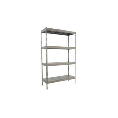 SimonRack Metallregal ohne Schrauben mit Simonforte -Metallschalen 4 Regale. Galva/Galva Farbe 2000x1800x450 mm Image