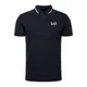 Emporio Armani EA7 , Blue Short Sleeve Classic Collar Polo ,Blue male, Sizes: S