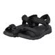 Sandale RIEKER EVOLUTION Gr. 36, schwarz (schwarz, black) Damen Schuhe Sandale Riemchensandale Outdoorsandale Trekkingsandalen