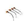 Pour klr 650 lot de 4 clignotant 4Pcs Moto Clignotants 12V en Plastique abs Universel Clignotant