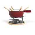 Service à fondue 6 fourchettes rouge Livoo men390rc - rouge