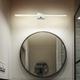 Applique miroir lumière lampe de salle de bain applique murale led IP44 métal chromé