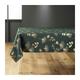 Douceur D'intérieur - Nappe rectangle 150 x 240 cm polyester imprime metallise bloomy Vert/or