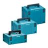 Lot de 3 boîtes de transport makpac tailles 2, 3 et 4 Makita makpacset