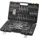 Coffret Tarauds et Filieres 116 Pieces Metrique M3-M18 et sae Kit de Taraudage et Filetage en Acier