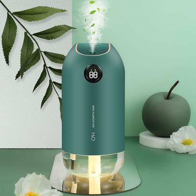 Humidificateur d'air,Ultrasonique Silencieux Humidificateur d'air Bébé , Avec veilleuse et 2 trous