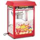 Machine à pop corn Appareil à pop corn Rétro 5-6 kg/h (16 l/h) 150/180 °C0 Rouge - Rouge