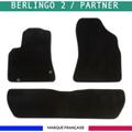 Tapis de voiture - Sur Mesure pour berlingo 2 / partner tepee (2008 - 2018) - 3 pièces - Tapis de