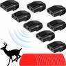 Jusch - 8 Dispositifs de Voiture d'Animal Avertissement de Cerf Dispositifs de Cerf à Double