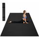 COSTWAY Tapis de Yoga 8 mm D'épaisseur Antidérapant Double Face, Tapis de Sport Fitness Anti-usure