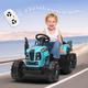 Voiture électrique pour enfant, tracteur de conduite avec remorque, 12V, avec élécommand, usb, MP3,