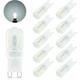 Memkey - Ampoule led G9, 3W Equivalent 30W Halogène Lampe, Blanc Froid 6000K, 300LM, Mini led G9