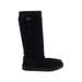 Ugg Australia Boots: Black Solid Shoes - Women's Size 9 - Round Toe