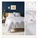 Anthropologie Bedding | Anthropologie Stitched Linens Duvet Twin White | Color: White | Size: Twin