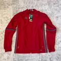 Adidas Jackets & Coats | Mens Adidas Con16 Mens Track Training Jacket Red Climacool - Size Small | Color: Red | Size: S