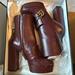 Gucci Shoes | Gucci Gg Malaga Kid Vintage Bordeaux Fringe Boots | Color: Red | Size: 9.5