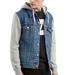 Levi's Jackets & Coats | Hybrid Hoodie Trucker Jacket | Color: Blue/Gray | Size: S