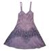 Free People Dresses | Free People Women Small Lace Mini Dress Purple Sleeveless Adjustable Strap Party | Color: Purple | Size: Small