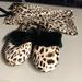 Victoria's Secret Shoes | New Victoria’s Secret Slippers Leopard Print With Leopard Print Bag.. | Color: Brown/Tan | Size: 8