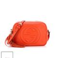 Gucci Bags | Gucci Soho Disco Orange Leather Bag Crossbody | Color: Orange | Size: Os