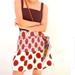 Anthropologie Skirts | Anthropologie Maeve Polka Dot Smocked Mini Dress Cream/Rust Nwot Sz. Xs | Color: Brown/Cream | Size: 4