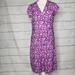 Athleta Dresses | Athleta Printed Nectar Dress Medium Purple | Color: Purple/White | Size: M