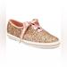 Kate Spade Shoes | Kate Spade X Keds Pink Rose Gold Glitter Sneakers | Color: Gold/Pink | Size: 8.5