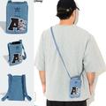 Disney Bags | Adidas X Disney Mickey Mouse Denim Crossbody Phone Pouch | Color: Black/Blue | Size: Os