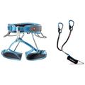 Ocun - Via Ferrata Twist Tech Captur Pro Swivel Set - Kletterset Gr M-L grau/blau