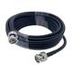Homoyoyo 3pcs Bnc Public Line Catv Wire Coaxial Cable Wire Crimping Coax Cable Bnc Male to Male Connector Coaxial Cable Connectors Coaxial Cable 3 Feet Bnc Cable Video Power Cable Abs