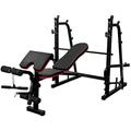 Multifunctional Dumbbell Bench Fitness Standard Weight Bench with Leg Developer Multifunctional, Weightlifting Bed Bench Press Squat Rack for Home Gym Weightlifting and Strength