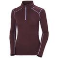 Helly Hansen Womens W LIFA Merino Midw 1/2 Zip, Hickory, S