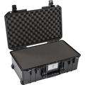 Peli 1535 Air Lightweight Protective Trolley Case for Camera Equipment, Watertight and Dustproof, 27L Capacity, with Customisable Foam Insert, Colour: Black