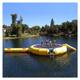 Inflatable Water Trampoline Water Bouncer Water Trampoline For Lake,Water Trampoline With Slide,Outdoor Inflatable Floating Water Trampoline, Inflatable Water Trampoline Games,13ft
