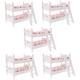 FAVOMOTO 5pcs Dollhouse Bunk Bed Dollhouse Furniture Doll Bunk Bed Mini Bed Doll Models Mini House Accessory Mini Bunk Bed Tiny Furniture Mini Toy Toys Wooden White Miniature Accessories