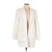 1.State Blazer Jacket: Mid-Length Ivory Print Jackets & Outerwear - Women's Size 4