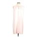 Karl Lagerfeld Paris Casual Dress - Shift High Neck Sleeveless: Pink Print Dresses - Women's Size 12